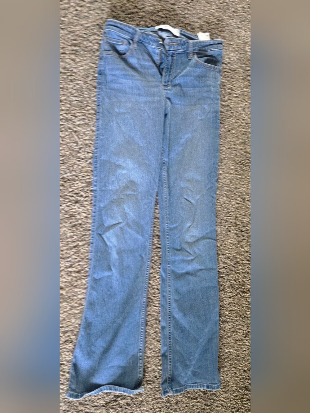 Hollister Women's Medium Blue Boot-Cut Jeans